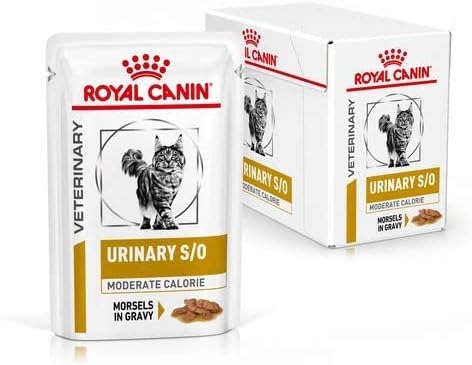 Royal Canin Veterinary Urinary s/o Moderate Calorie | 4er Pack | 4 x 12 x 85 g | Diät-Alleinfuttermi