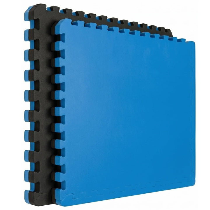 EYEPOWER 25mm Dicke Bodenschutz-Matte 90x90cm Trainingsmatte Puzzlematte erweiterbare Fitnessmatte i