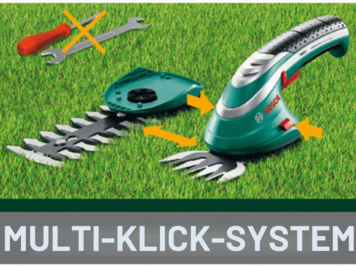 Bosch Isio Grasschermesser-Aufsatz 2014 Grasschermesser Türkis, Grasschermesser Türkis