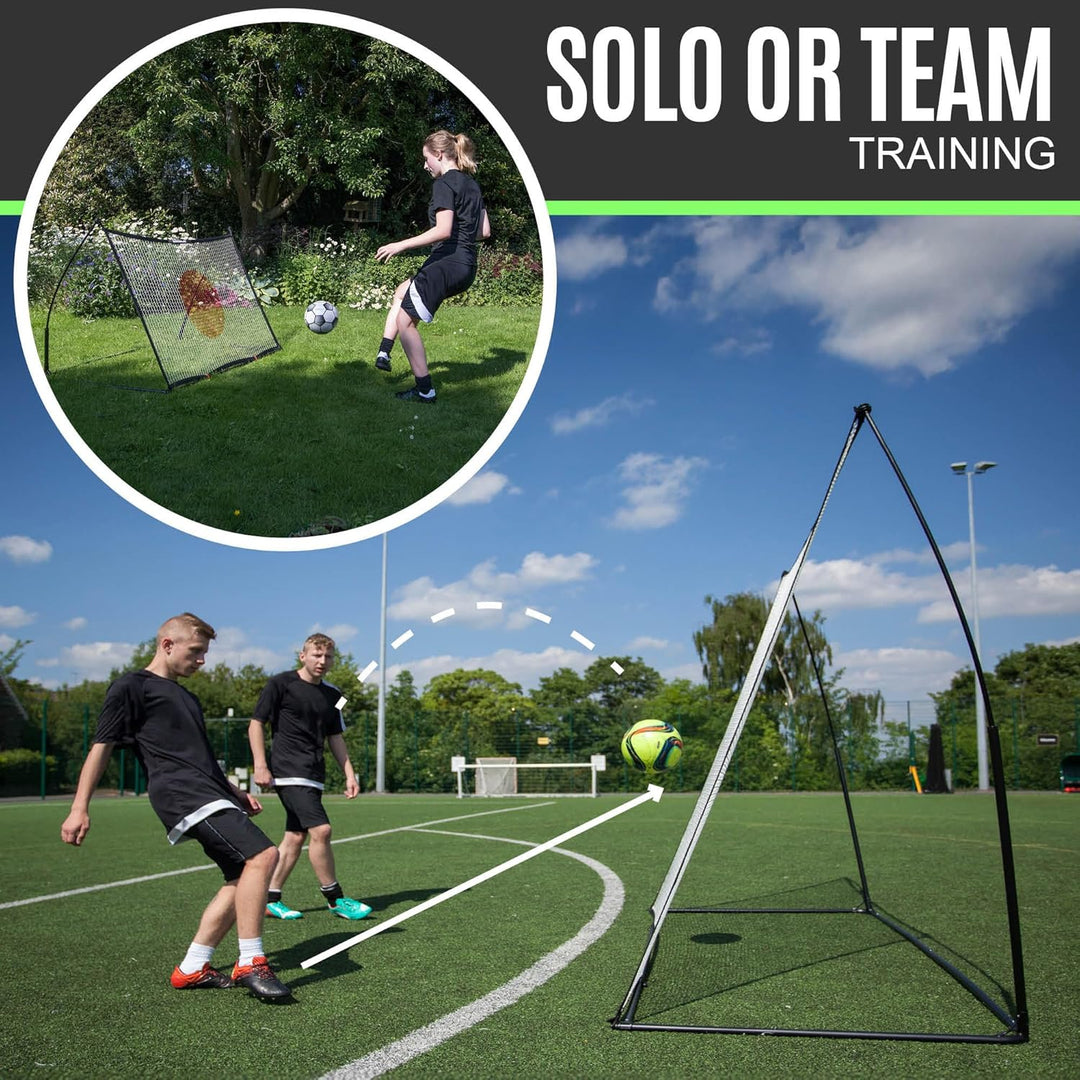QuickPlay Sport Limited Rebounder Rückprallwand Spot 2.1 x 2.1M ( 7x7f) Schwarz, 2.1 x 2.1M ( 7x7f)