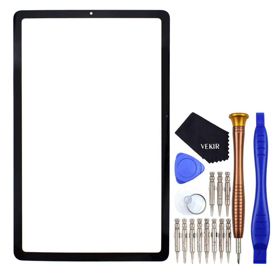 VEKIR Schwarz SM-P615 Äusserer Glasschirm Ersatz für Samsung Galaxy Tab S6 Lite SM-P615 SM-P610N