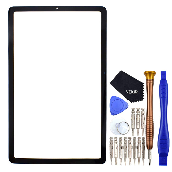 VEKIR Schwarz SM-P615 Äusserer Glasschirm Ersatz für Samsung Galaxy Tab S6 Lite SM-P615 SM-P610N