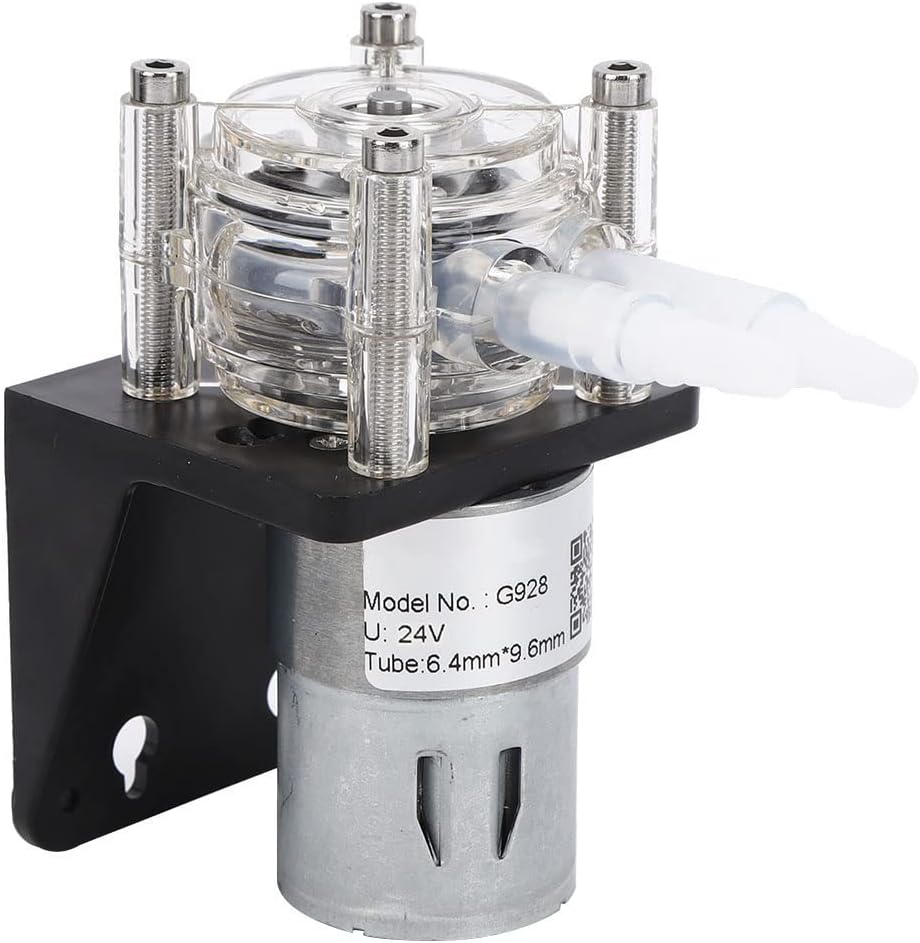 Oumefar 500 ml/m Dosierpumpe Getriebemotorlabor Schlauchpumpe Schlauchpumpe Drei-Rollen-Tropfdosierp