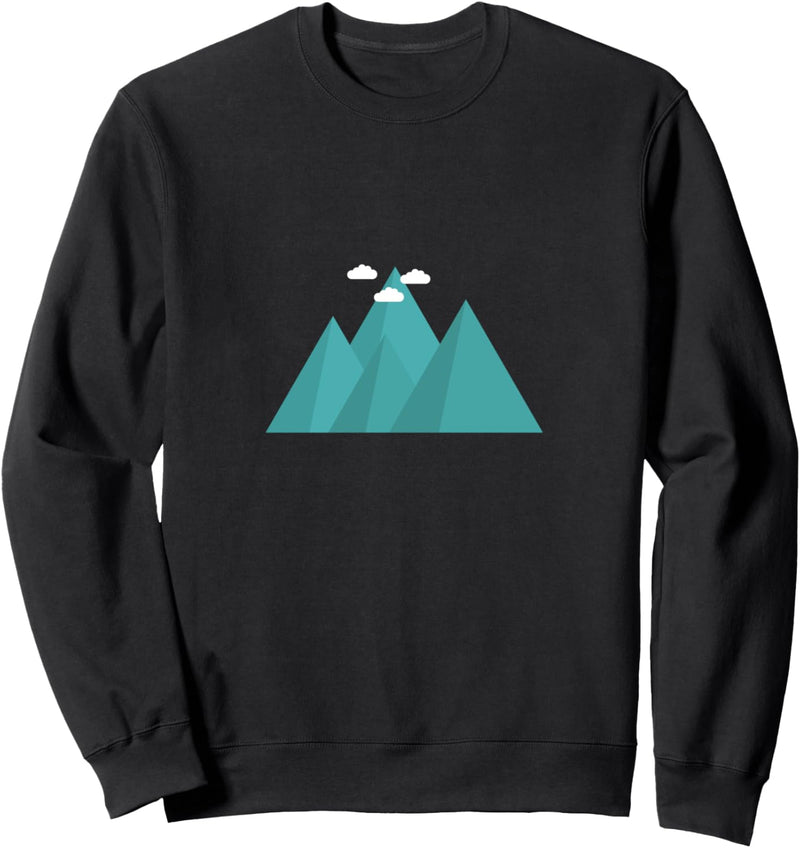 Berge und Wolken Sweatshirt