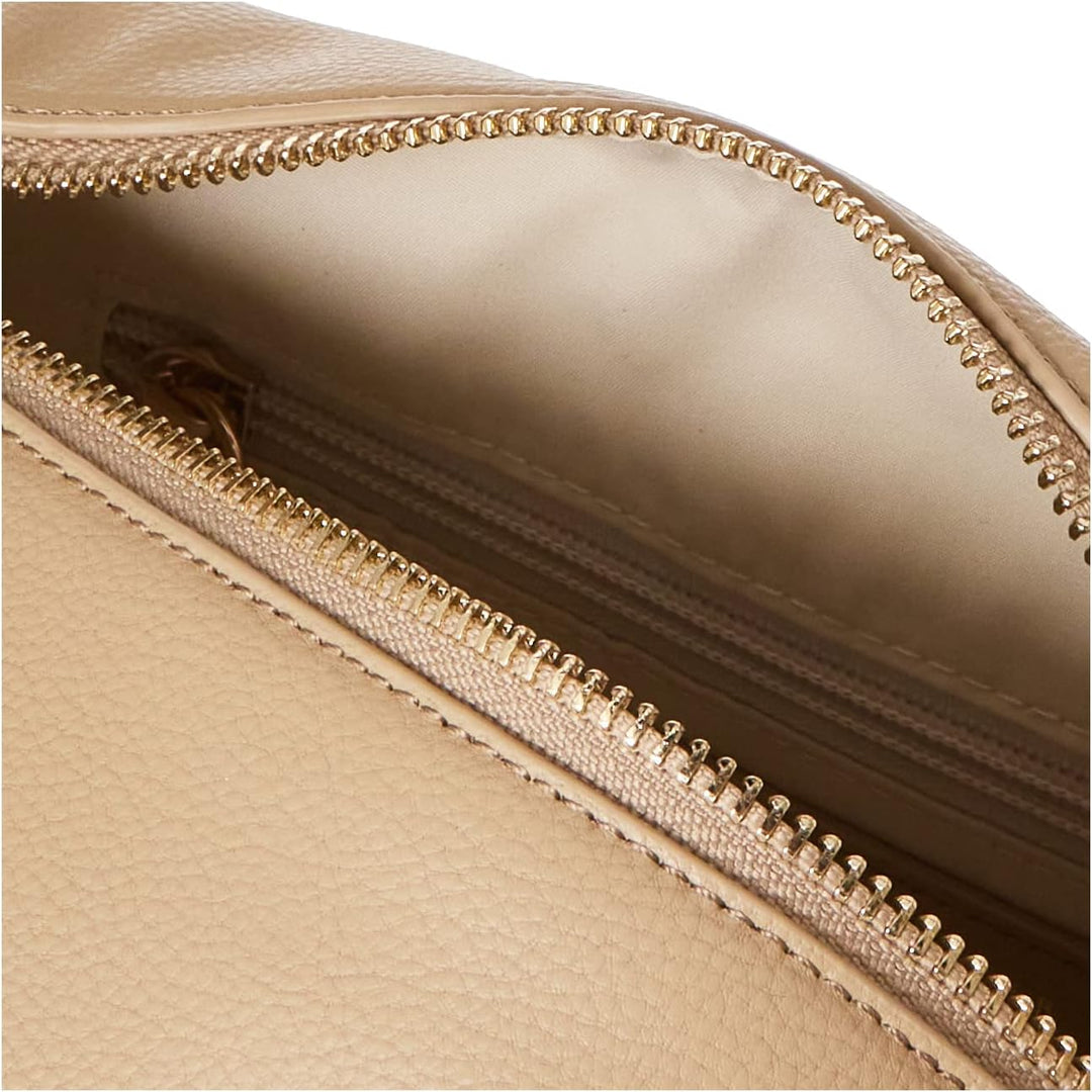 Tommy Hilfiger Damen Umhängetasche TH Casual Shoulder Bag Klein, Beige, Einheitsgrösse