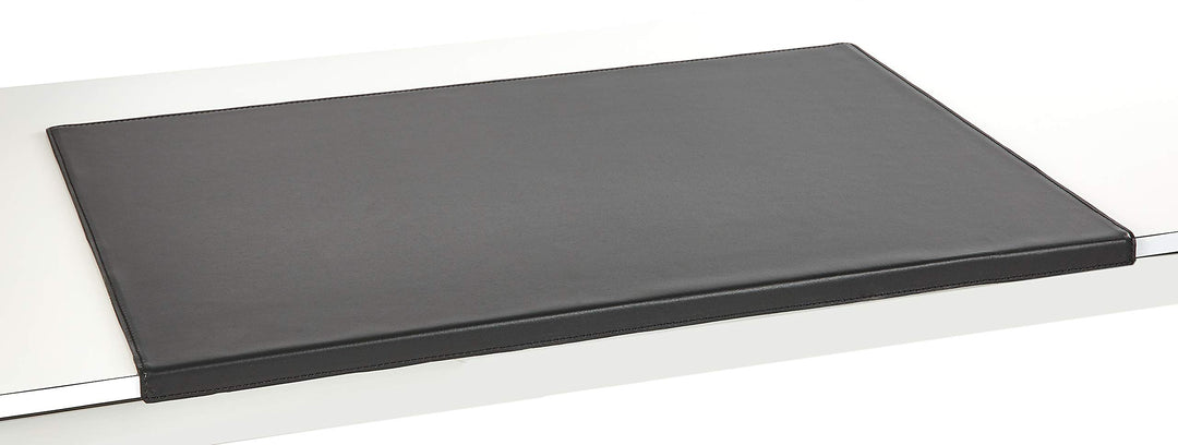 Luxentury Schreibtischunterlage Schreibunterlage Leder Kantenschutz: 90x60 cm Echtleder abgewinkelt