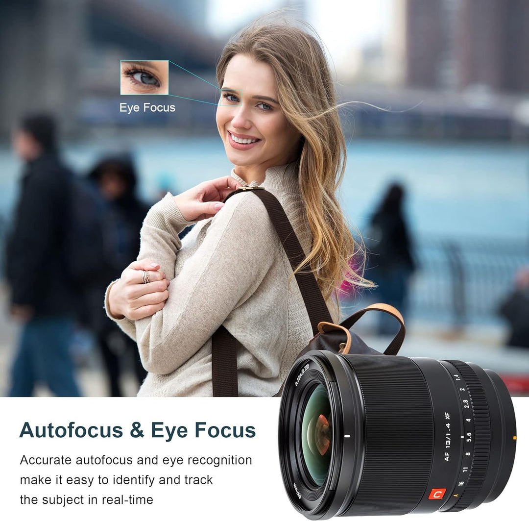 VILTROX 13mm f/1.4 F1.4 XF Autofokus Objektiv Ultraweitwinkel APS-C AF Objektiv Kompatibel für Fujif