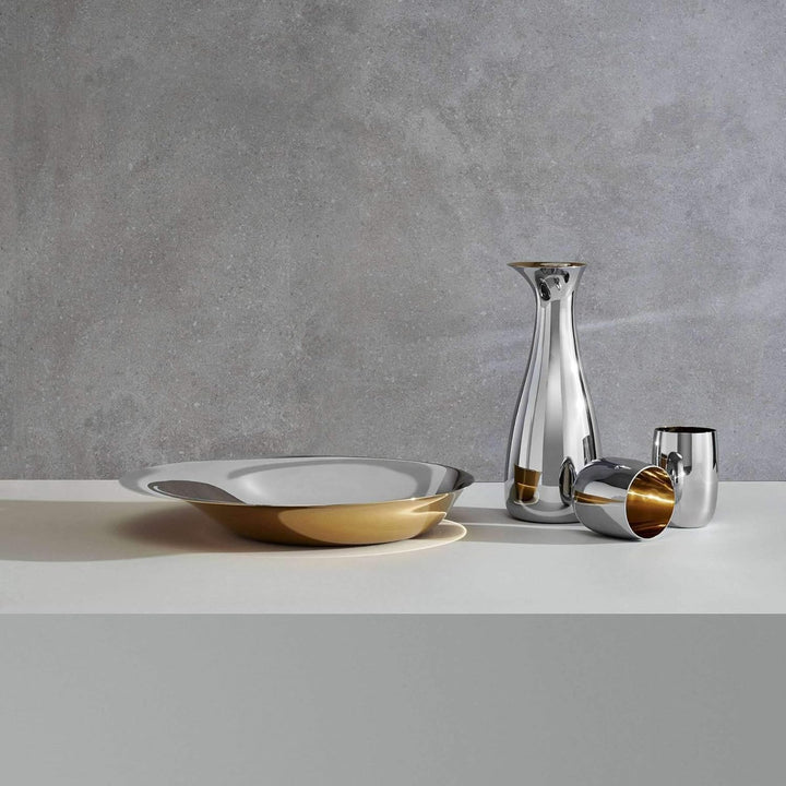 Stelton, Edelstahl, 711, Silber, H 7,5cm, Ø 36cm