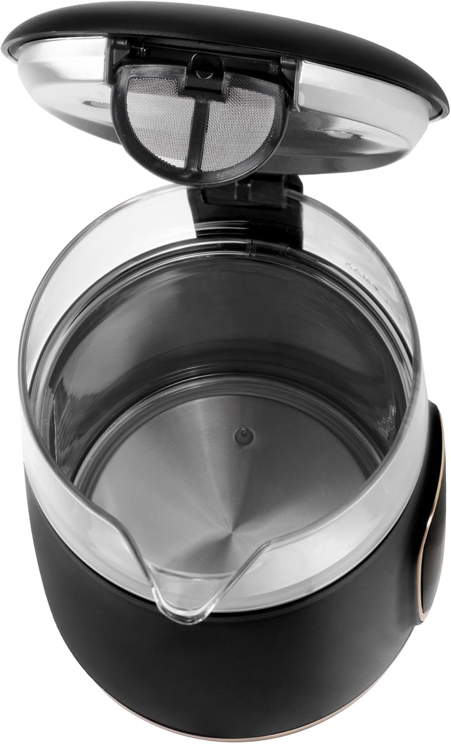 Adler Wasserkocher mit Temperatureinstellung 2200W – Wasser Kocher 1,7L mit LED-Display und Touchpan