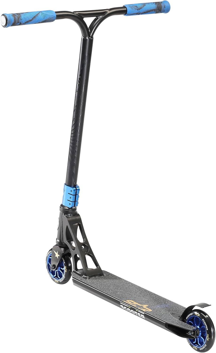 STAR SCOOTER Professional Freestyle Kick Stunt Scooter ab 8 Jahre | 110mm ABEC-9 Lager Alu Kinder Ci