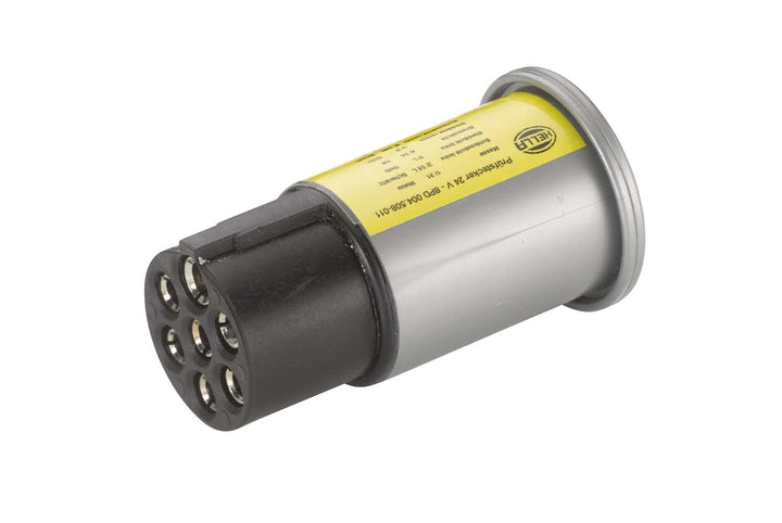 HELLA - Prüfgerät, Anhängersteckdose - 24V - 8PD 004 508-011 für den Einbau mit Deckel, für den Einb