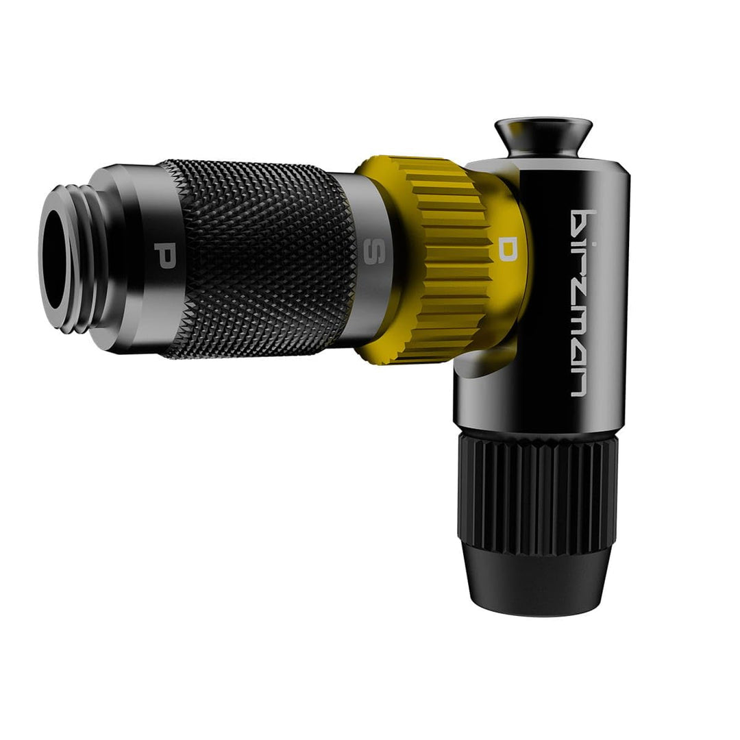 Birzman Helixkopf für Tiny Tanker (Presta/Schrader/Dunlop) Radfahren, Silber, Einheitsgrösse