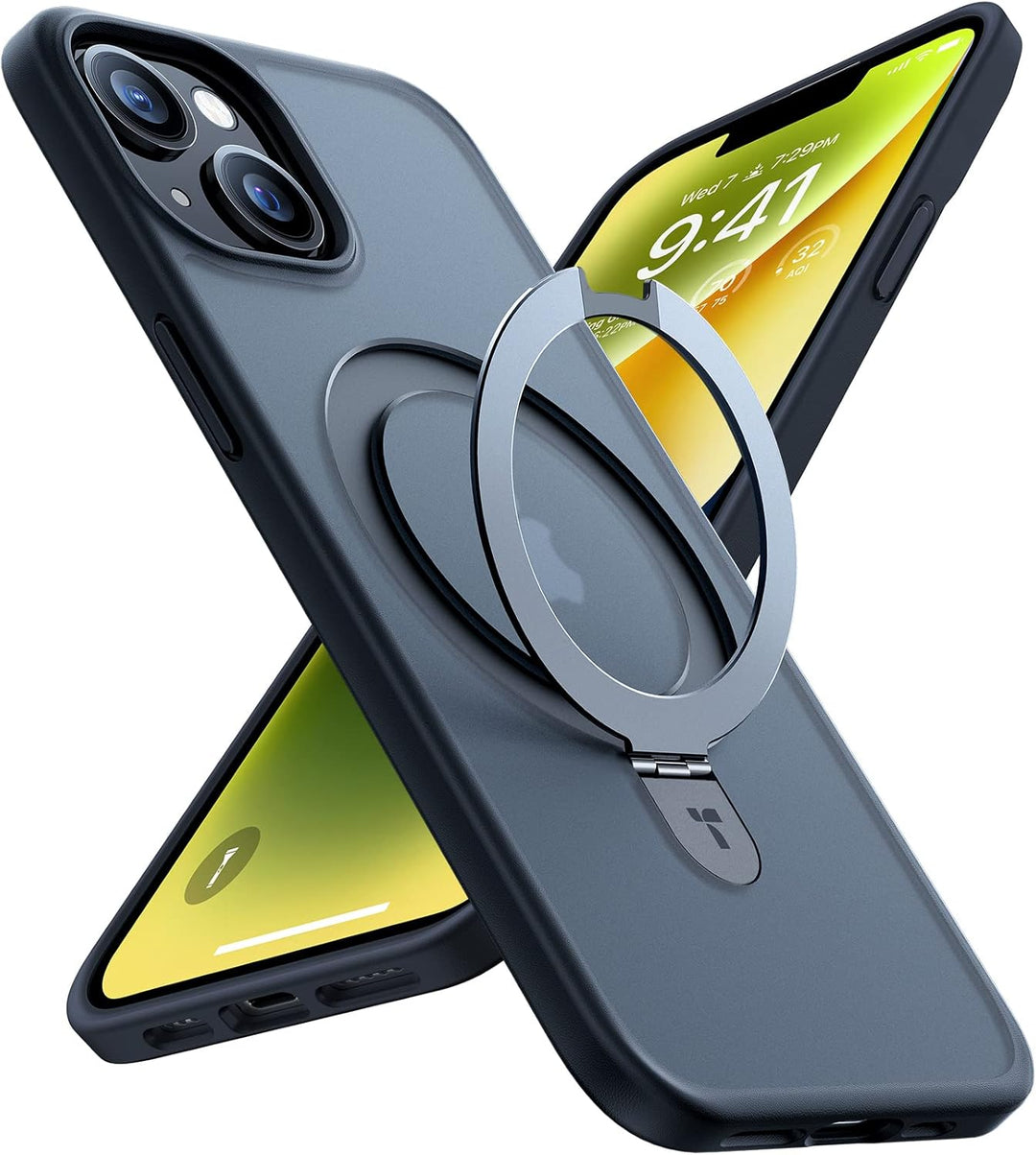 TORRAS [2023 Neue Dynamic Magnetring für iPhone 14 Hülle, iPhone 13 Hülle mit MagSafe-Ständer [Super