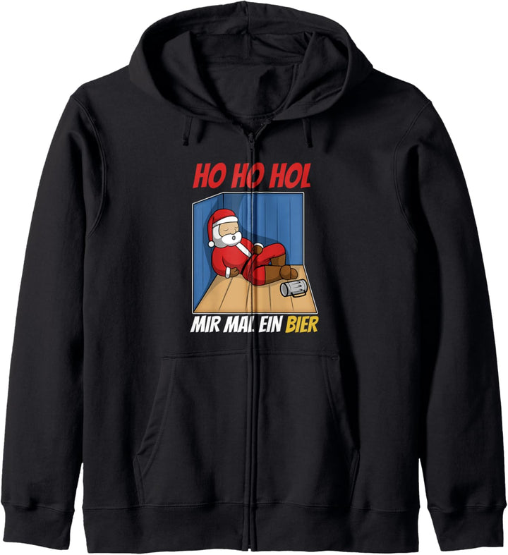 Ho Ho Hol mir mal ein Bier Kapuzenjacke