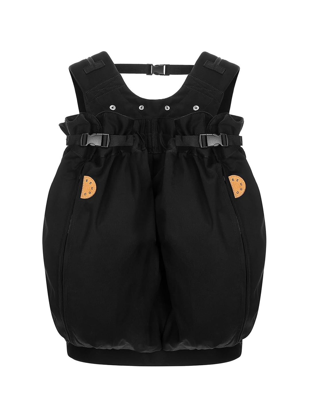 Weego TWIN Babytragesack"Simply Black", für Zwillinge direkt ab der Geburt (ab 1.800g)