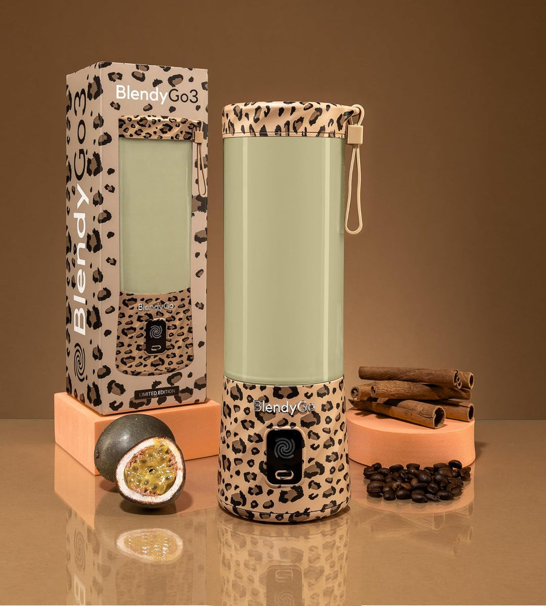 BlendyGo 3 Tragbarer Mixer, Blender, Mini Standmixer, 550 ml, Smoothie maker, Mixer smoothie maker t
