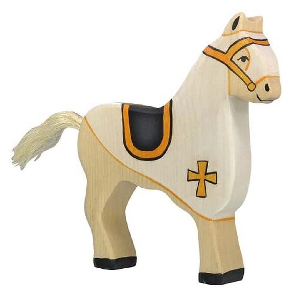 Holztiger Turnierpferd, wei�, 80251