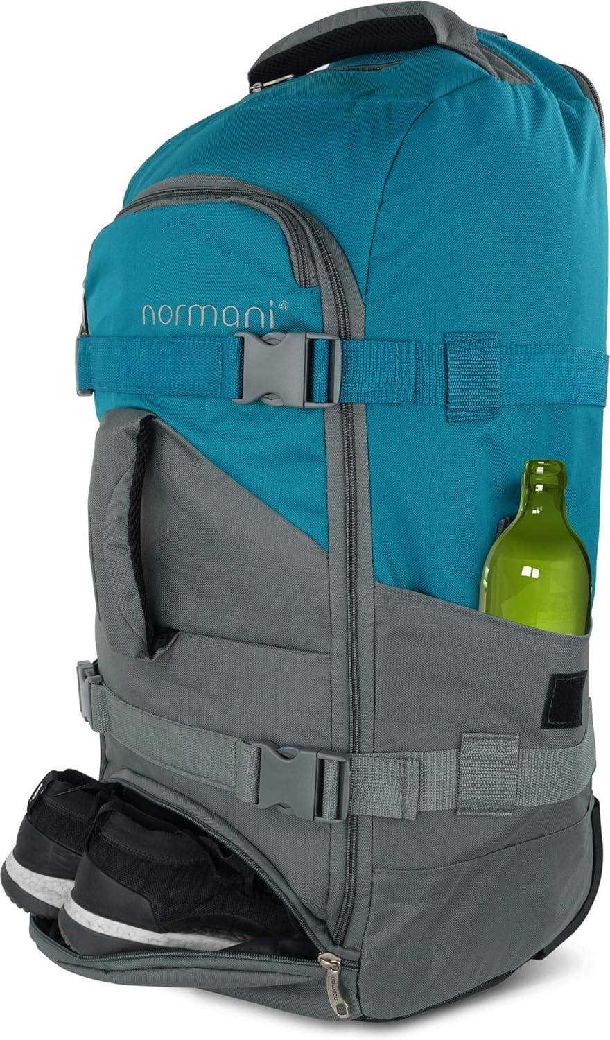 normani Backpacker Reisetaschen-Rucksack mit Trolleyfunktion - Trolley mit Frontloader Funktion und