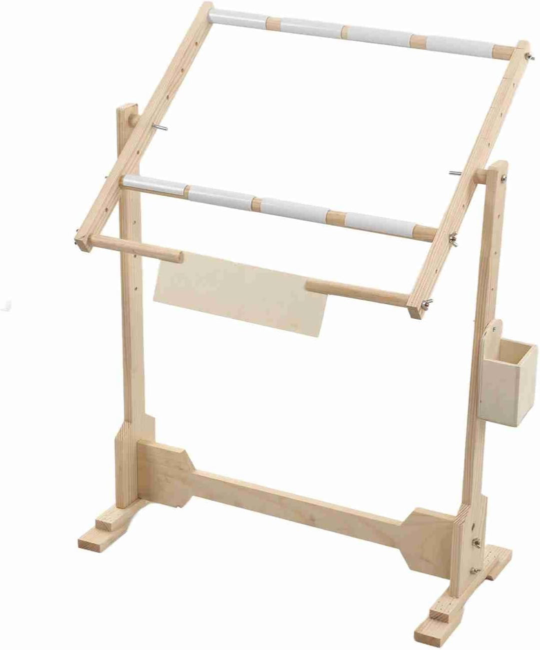 Cocoarm Stickrahmen Eckig Holz Stickständer Stickrahmen Kreuzstich Holz Ständer, Stickerei Ständer H