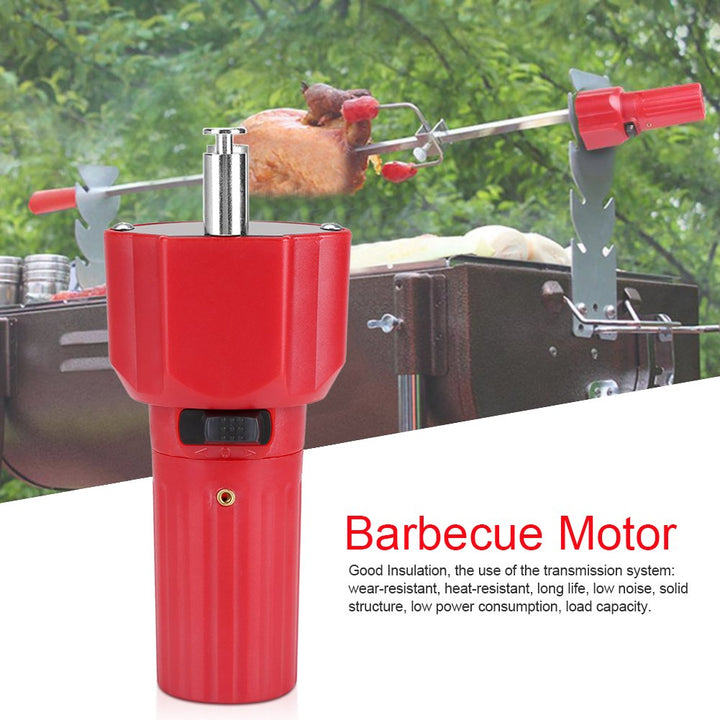 Grillmotor 1.5 V, Rot Solide Bauweise Grill Rotator Motor mit USB Kabel, Barbecue Motor aus ABS und