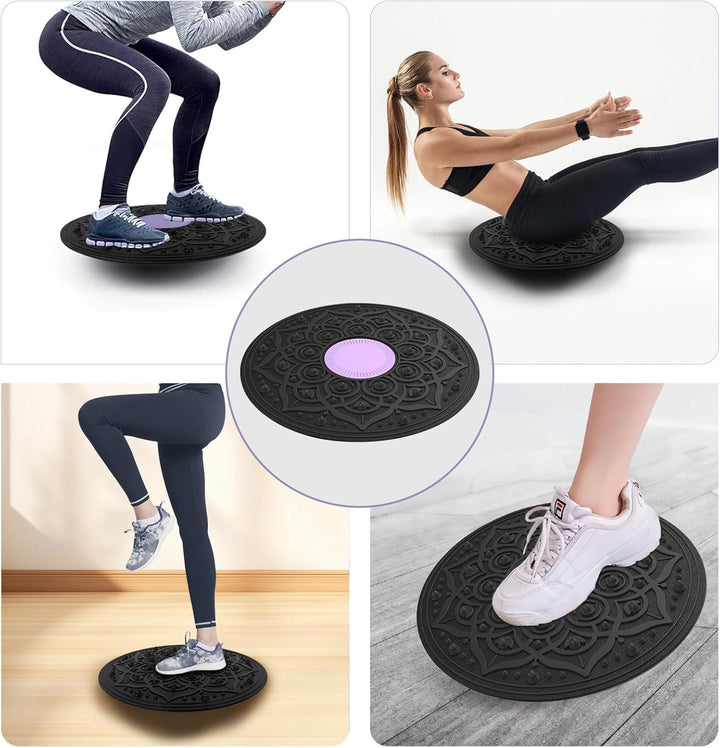 Balance Board, Gleichgewichtstrainer, Balance Pad, Wackelbrett für Erwachsene & Kinder, Wackelbrett