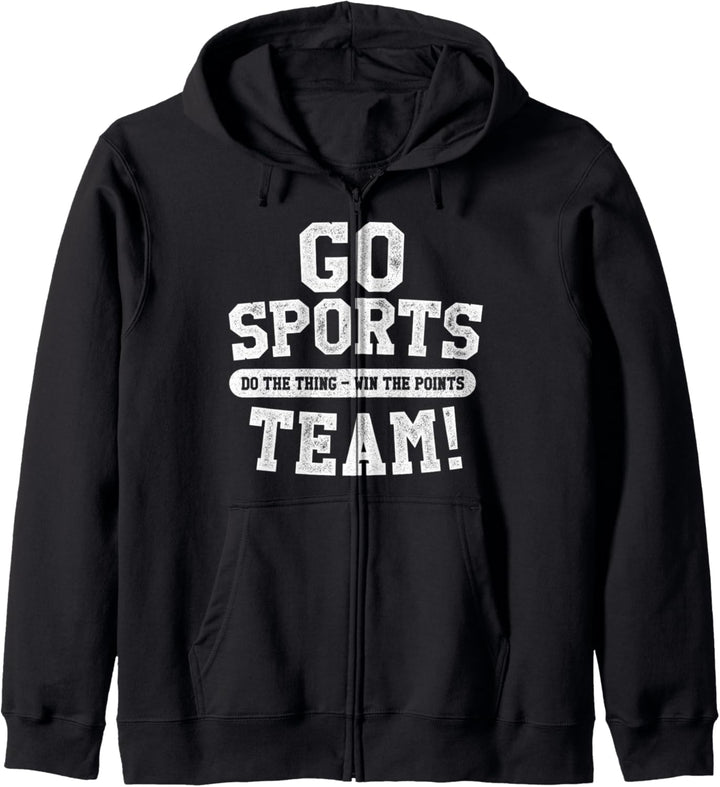 Go Sports Team! Funny Sports Kapuzenjacke