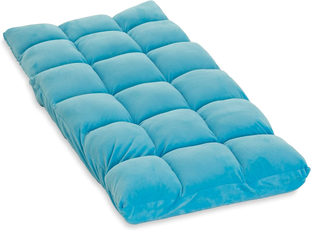 Nexos Trading Relax-Lounger 53x52x60cm hell-blau Bodensofa verstellbar Relax-Sofa Bodenstuhl Jugends