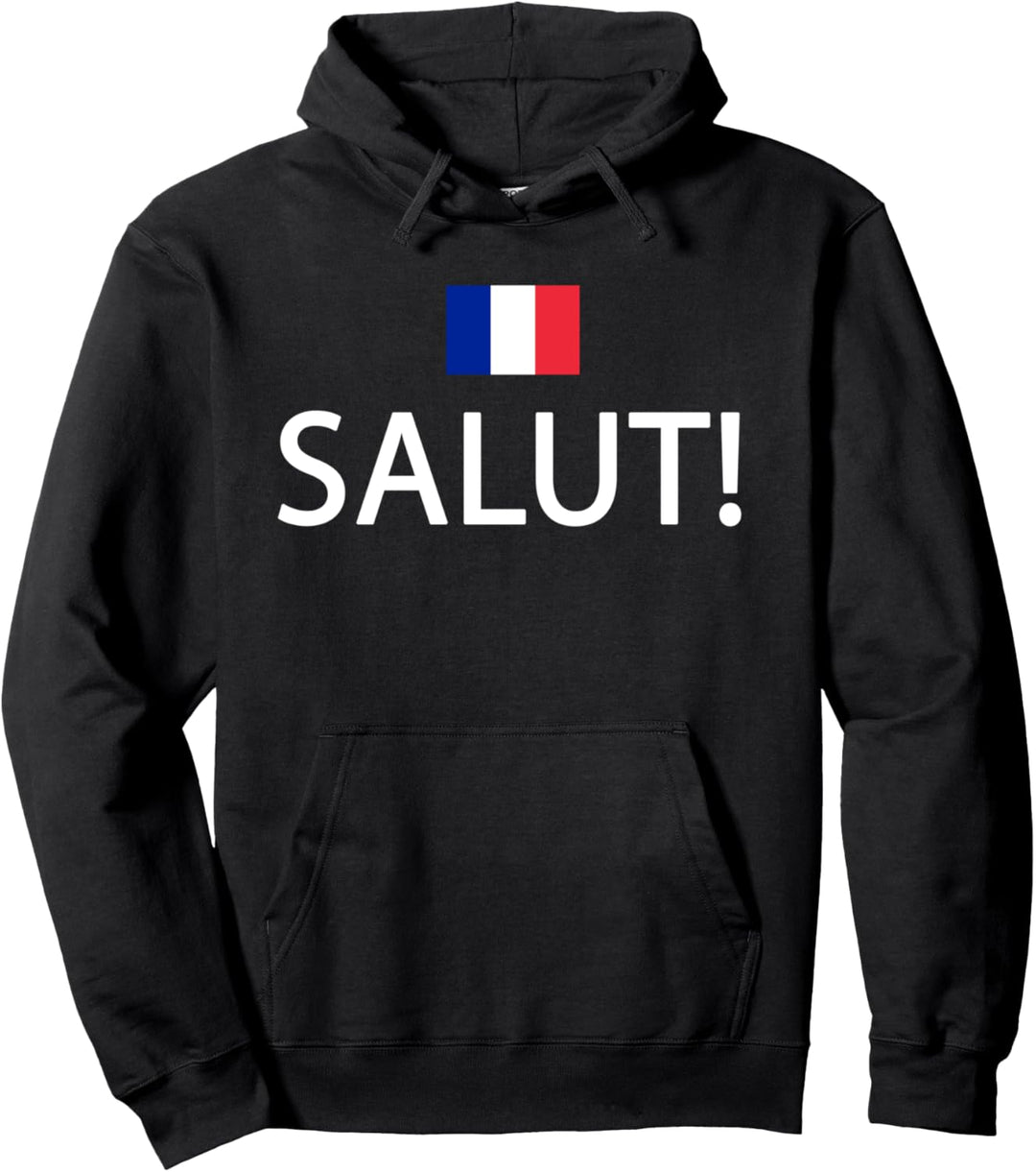 Französische Flagge - Lustiges Paris Frankreich Pullover Hoodie