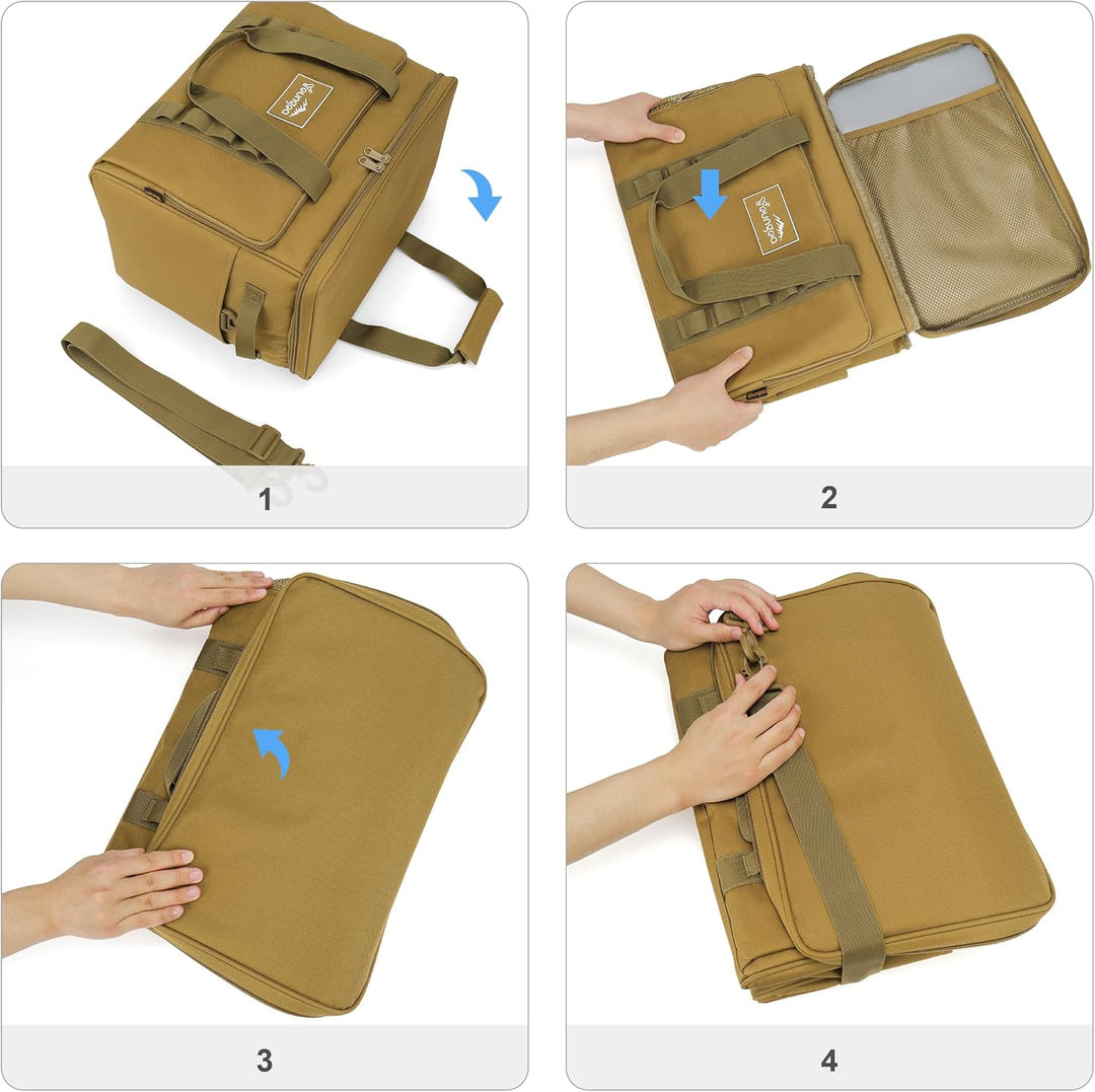 Grosse Kühltasche, 30L Wasserdicht Faltbar Kühlbox Thermotasche, Isoliert Thermo Kühl Tasche Picknic