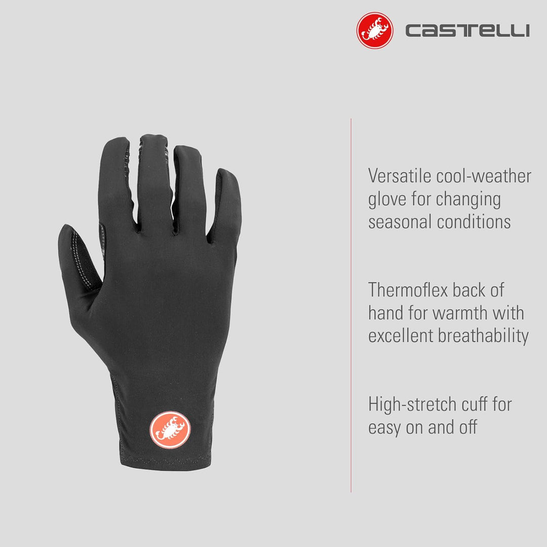 castelli Herren Lightness 2 Glove Cycling S Schwarz, S Schwarz