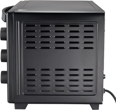 Jago® Minibackofen mit Umluft - 30/48/60L, 1600/2000W, 100 bis 230°C, Timer (0-60 Min), mit Drahtgit