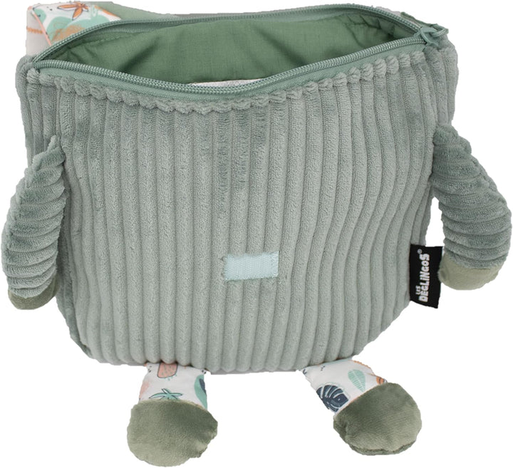 Les Déglingos - Rucksack aus Samt – ultraweich – Plüsch – Kindergartentasche oder Kindermädchen – ge