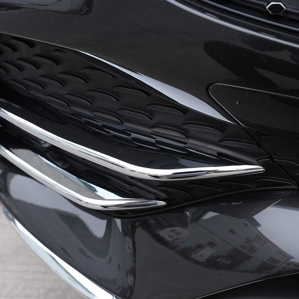 KUNGKIC ABS Chrom Auto Frontstossstange Kühlergrill Nebelscheinwerfer Abdeckung accessories Car Bump