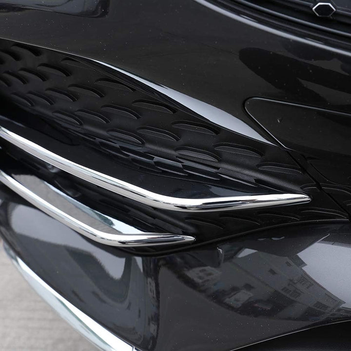 KUNGKIC ABS Chrom Auto Frontstossstange Kühlergrill Nebelscheinwerfer Abdeckung accessories Car Bump