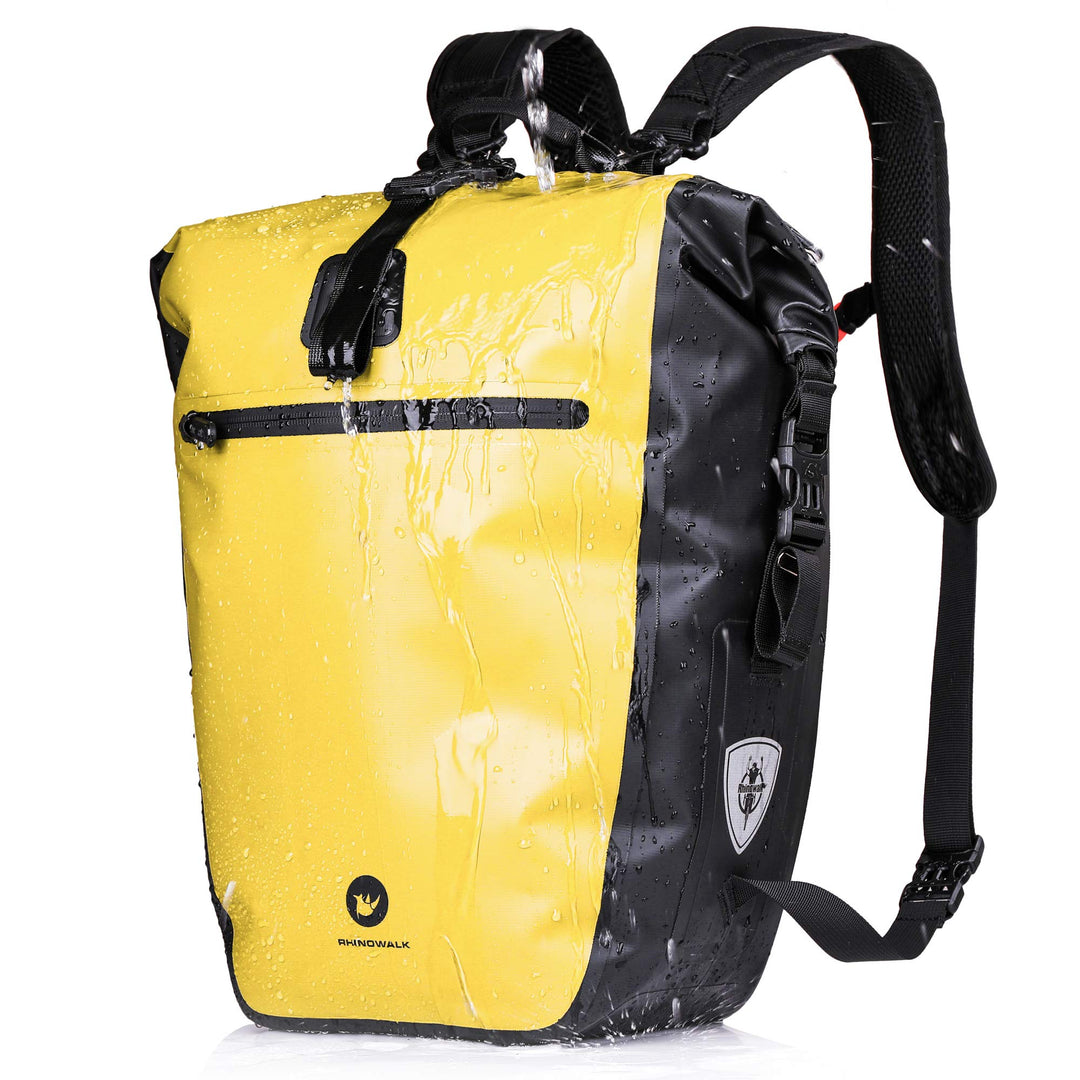 BAIGIO 3 in 1 Fahrradtasche für Gepäckträger 27-30L Wasserdicht Gepäckträgertasche Fahrrad Tasche hi