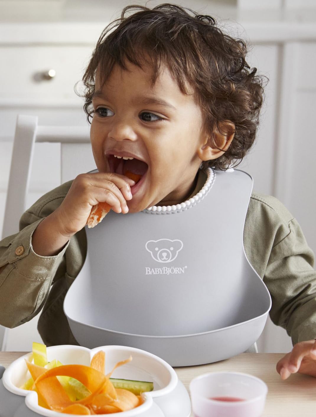 BabyBjörn Lätzchen 1-pack Grau, 1-pack Grau