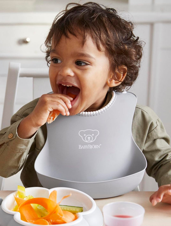 BabyBjörn Lätzchen 1-pack Grau, 1-pack Grau