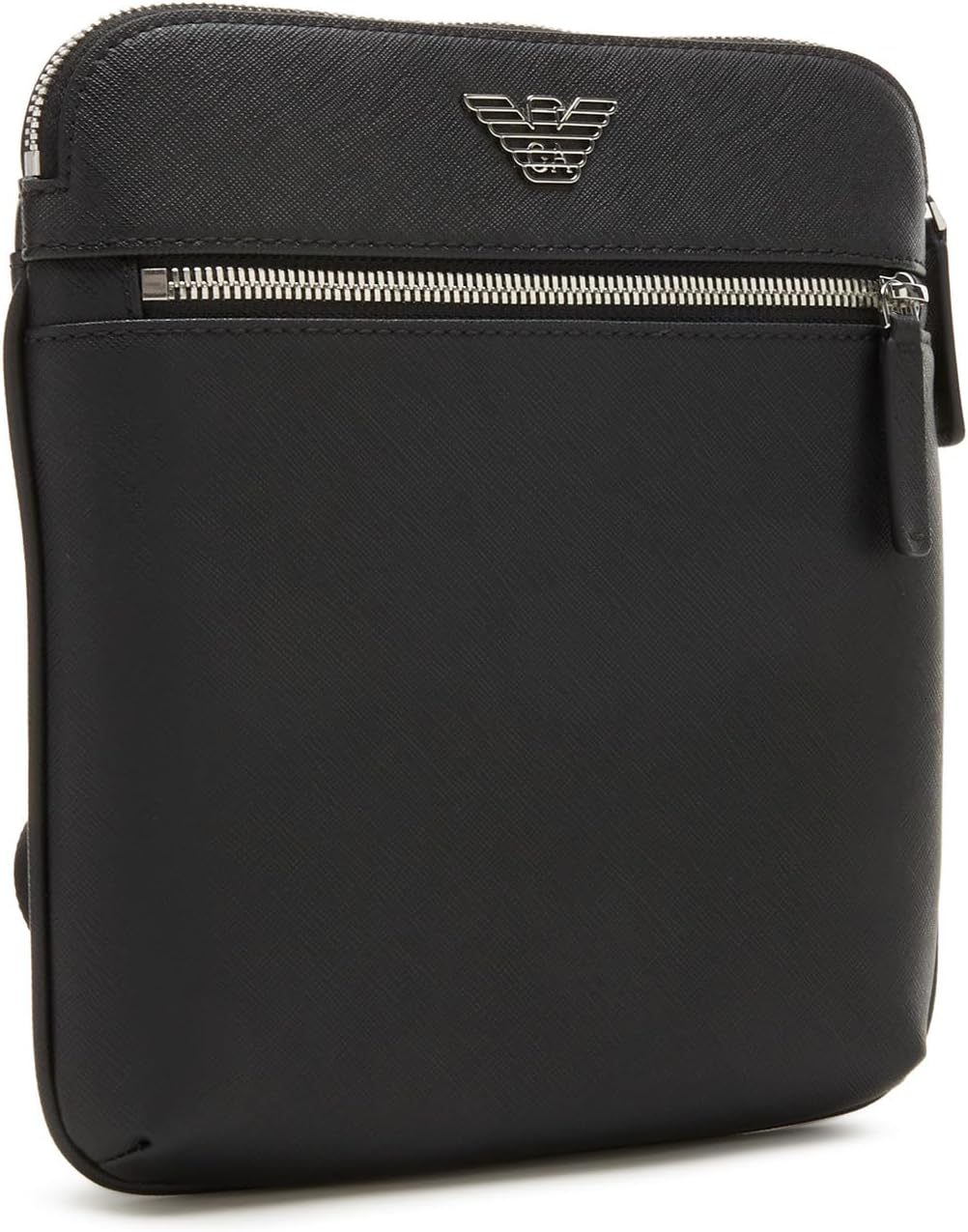 Emporio Armani Schultertasche mit Reissverschluss und Logo Schwarz_schwarz Einheitsgrösse, Schwarz_s