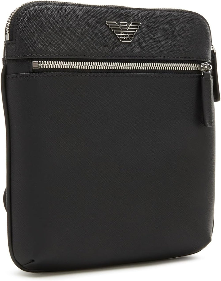 Emporio Armani Schultertasche mit Reissverschluss und Logo Schwarz_schwarz Einheitsgrösse, Schwarz_s