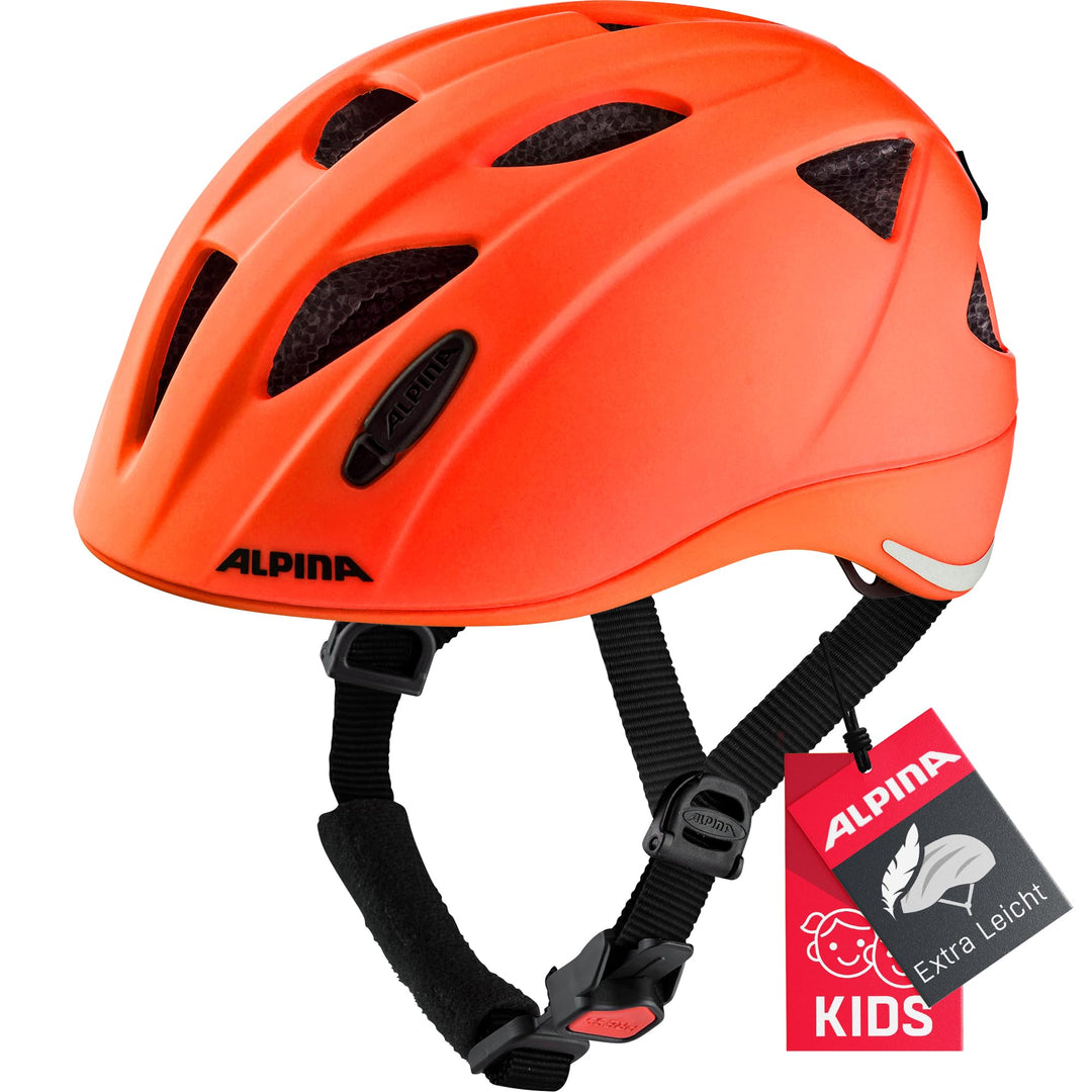 ALPINA XIMO L.E. - Leichter, Sicherer & Bruchfester Fahrradhelm Mit Optionalen LED-Licht Für Kinder