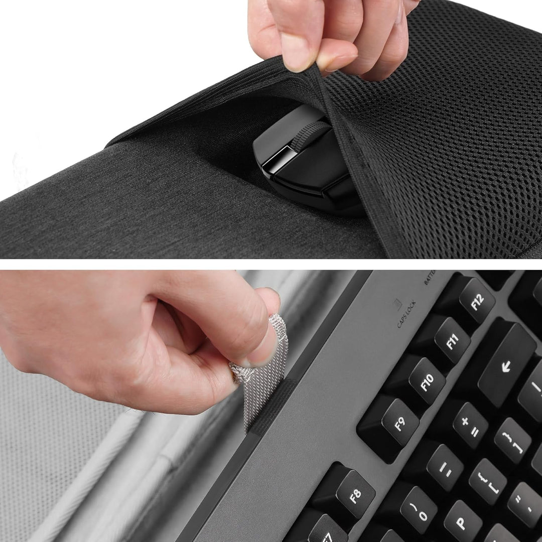 GEEKRIA Tastatur- & Maus-Set Hartschalen-Etui, kompatibel mit Logitech G613 / MK540 / MK850 / MK335