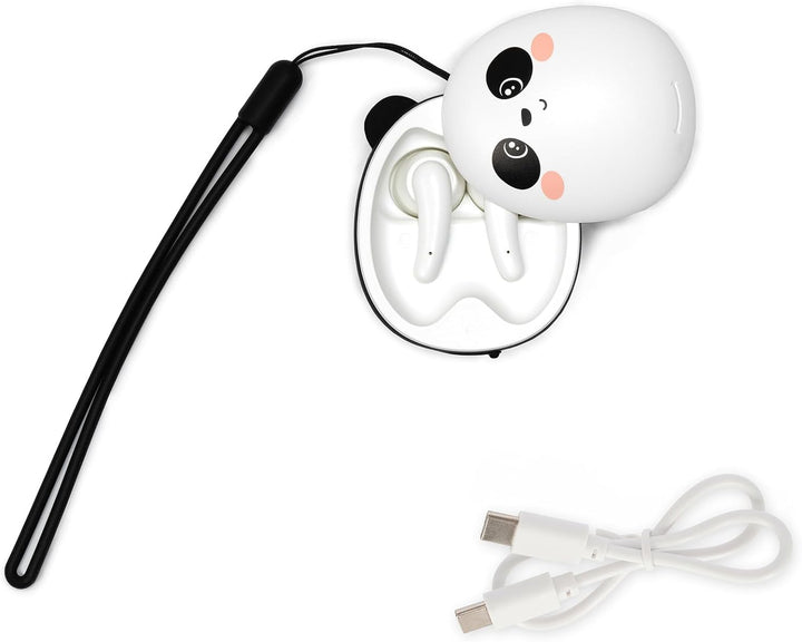 LEGAMI - Bluetooth-Kopfhörer, Panda-Thema, Kabellose Kopfhörer, Automatische Verbindung iOS und Andr