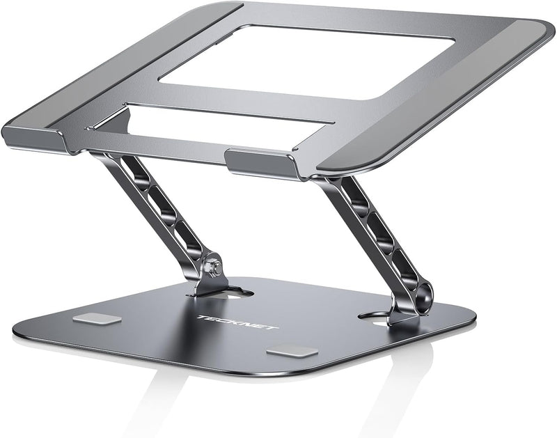 TECKNET Laptop Ständer Höhenverstellbarer, Ergonomischer Faltbarer Tragbarer Belüfteter Laptop Halte