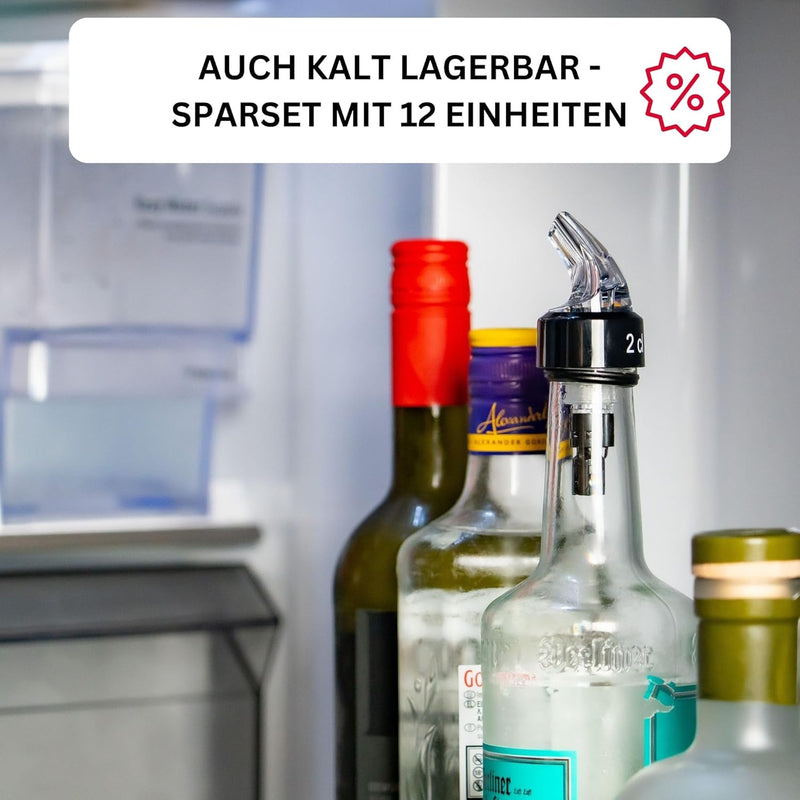 Westmark 12 Dosier/Mass-Ausgiesser, Portionierer, Dosierung Pro Ausguss: 2 cl, Kunststoff, Auto-Pour