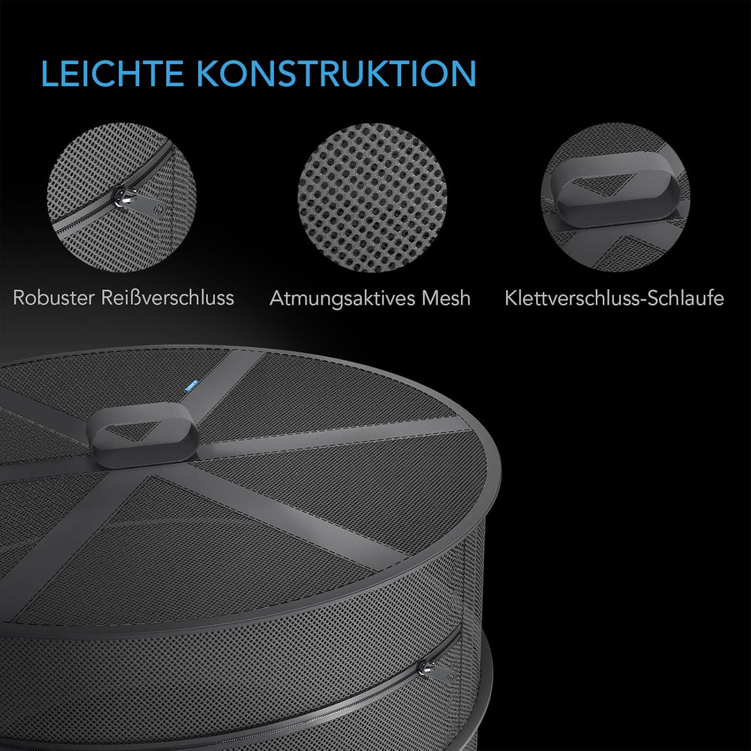 AC Infinity Kräuter-Trockengestell, 4-lagiges Hängenetz für Pflanzen, Samen und Knospen, 45,7 cm Dur