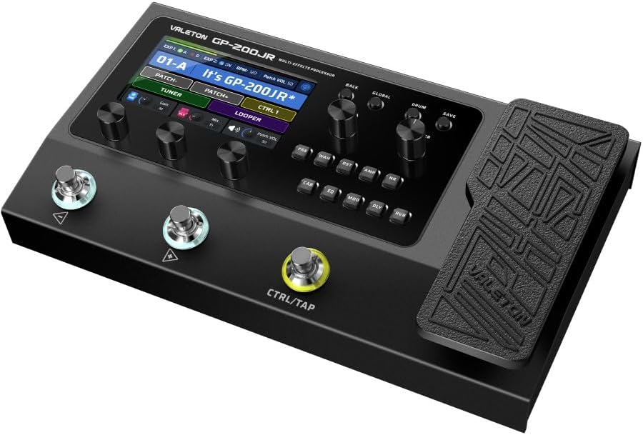 Valeton Gitarren Bass Effektpedal Multi-Effekte Prozessor Guitar Bass Amp Modeling IR Cabinets Simul