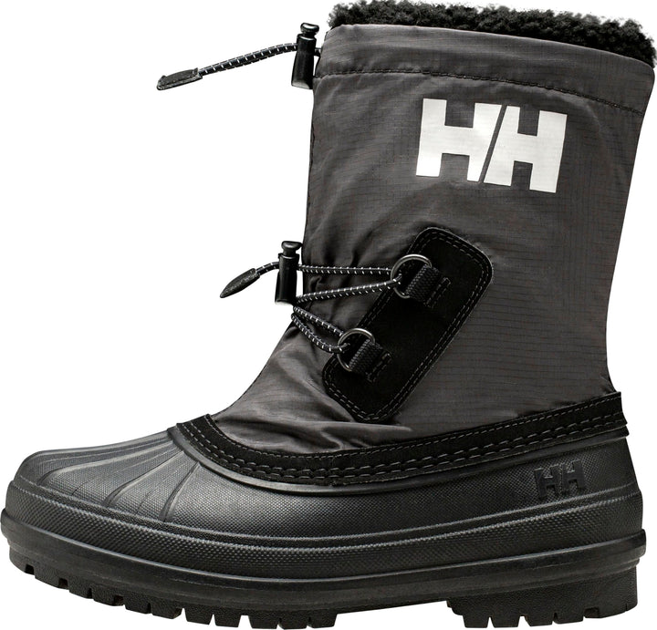 Helly Hansen Unisex Kinder Varanger Isolierte Winterstiefel, Black Light Grey