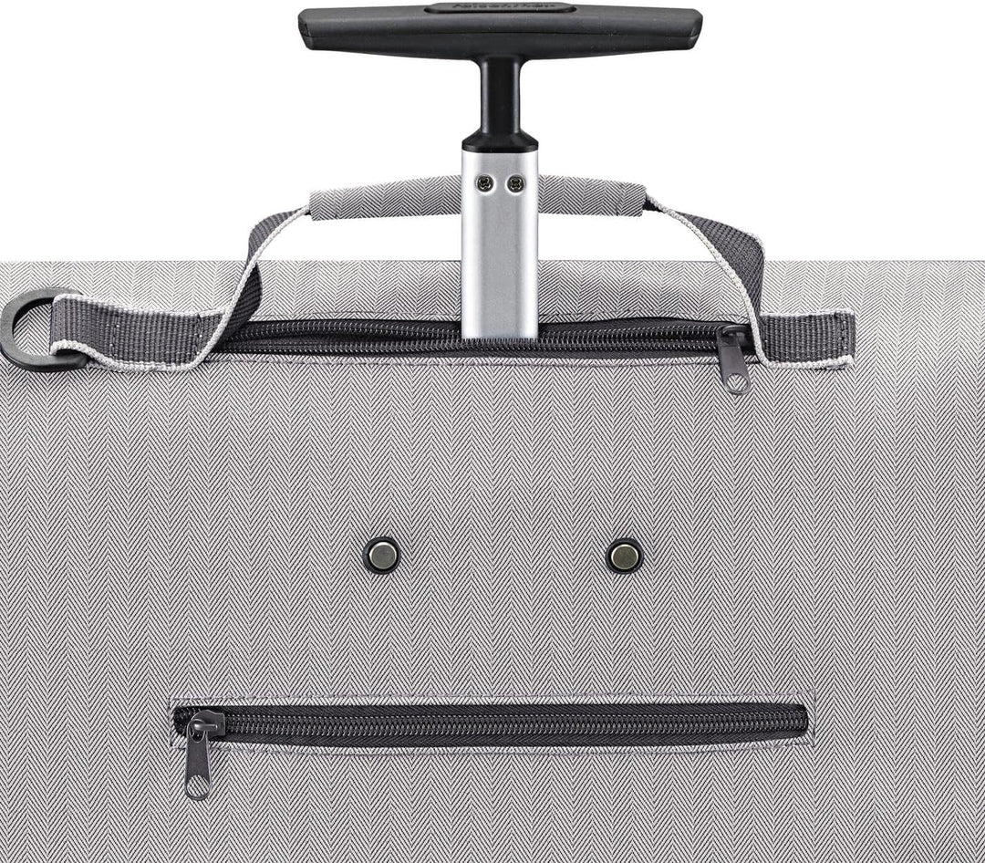 reisenthel Trolley M Tragbarer Einkaufstrolley mit stabilem Aluminiumrahmen, Couleur: Herringbone Gr