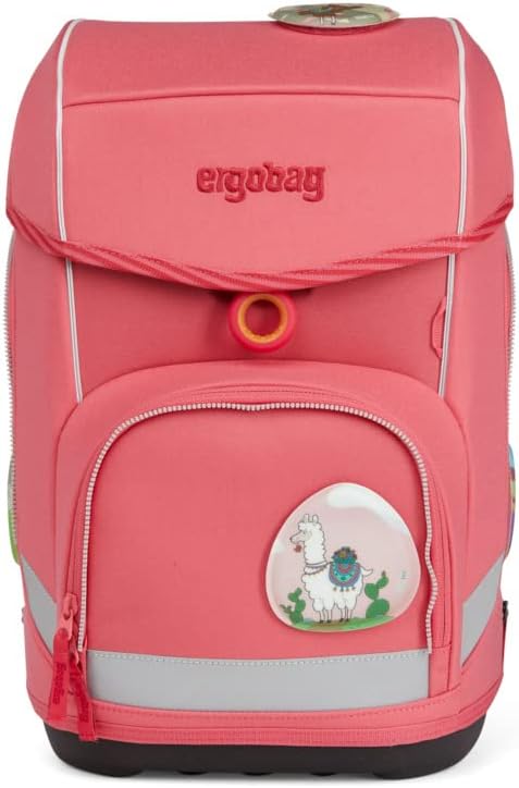 ergobag Cubo Set Ergonomischer Schulrucksack, 5 Stück S Rosa, S Rosa