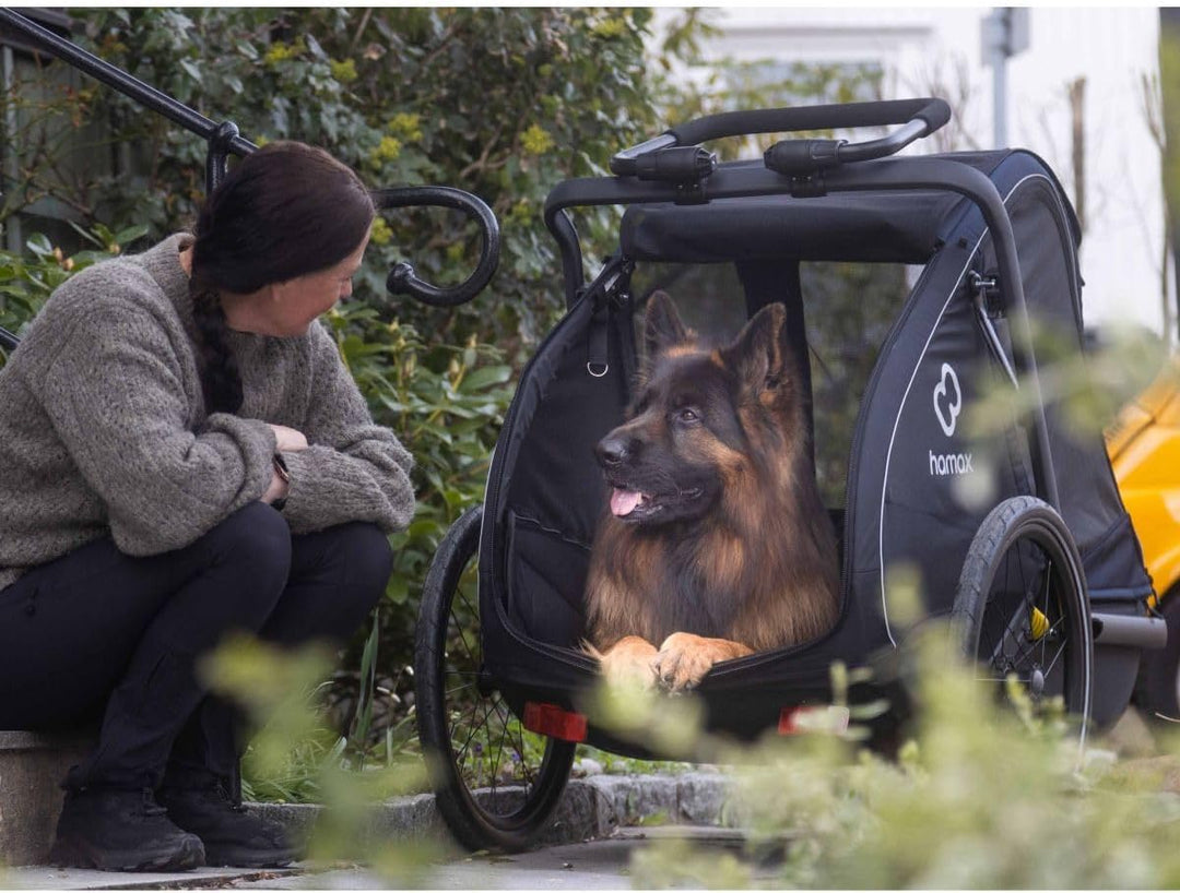 Hamax Pluto Hundeanhänger L Schwarz, L Schwarz